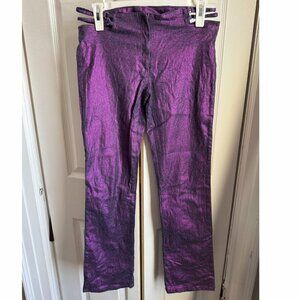 To The Max Denim - Vintage Metalic Purple Denim Y2K Women's Pants